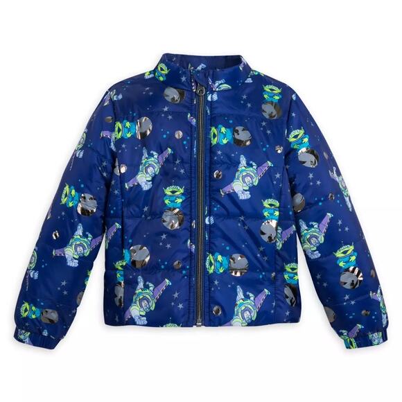 Disny NWT Toy Story Lightweight Puffy Jacket for Kids Size 4 - Picture 1 of 7
